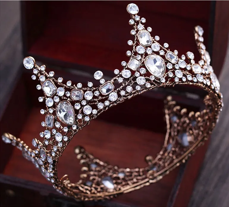 Iconic White Crystal Crown