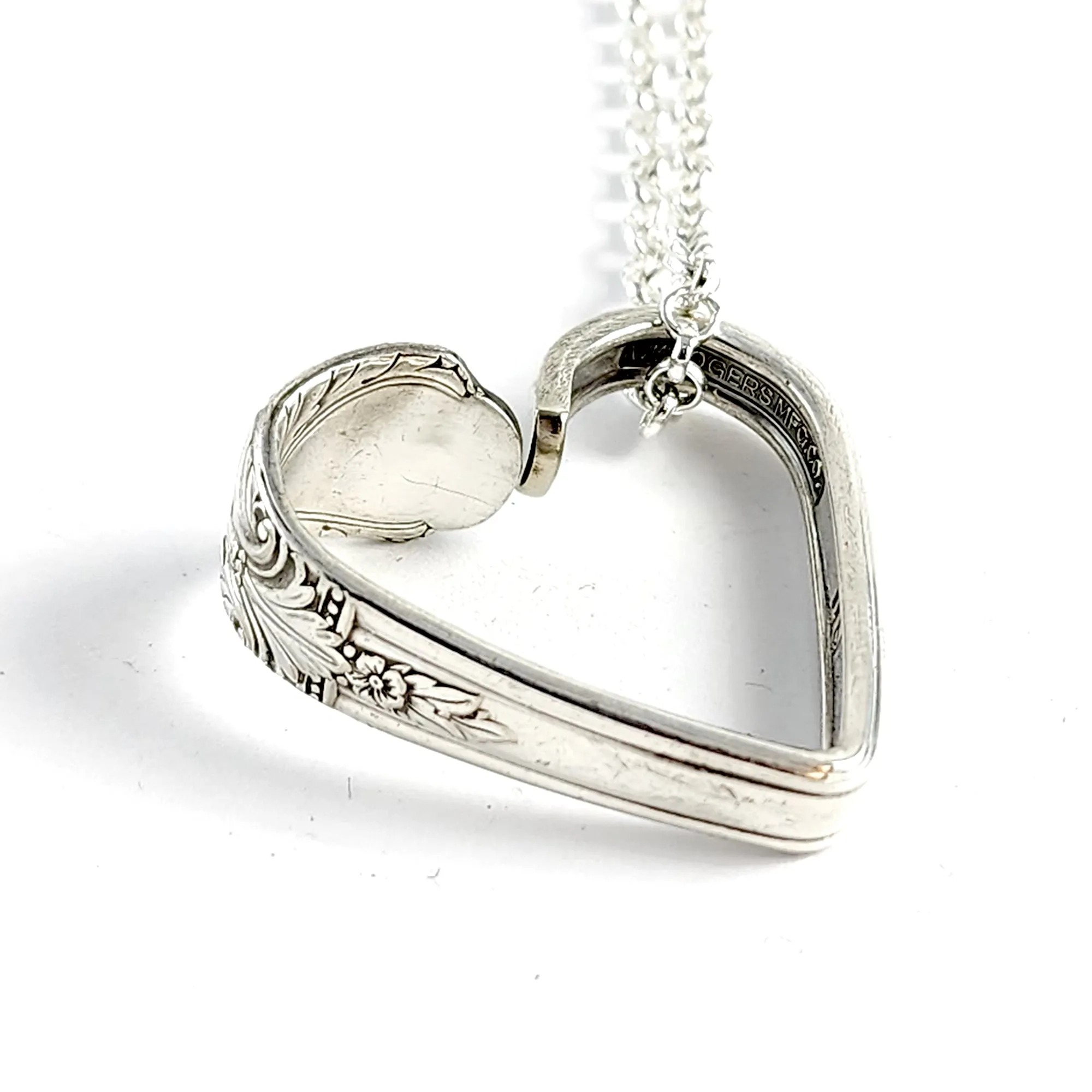 International Avalon Floating Heart Spoon Necklace