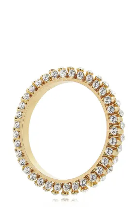 ISHARYA BLING Gold Crystal Bangle Bracelet