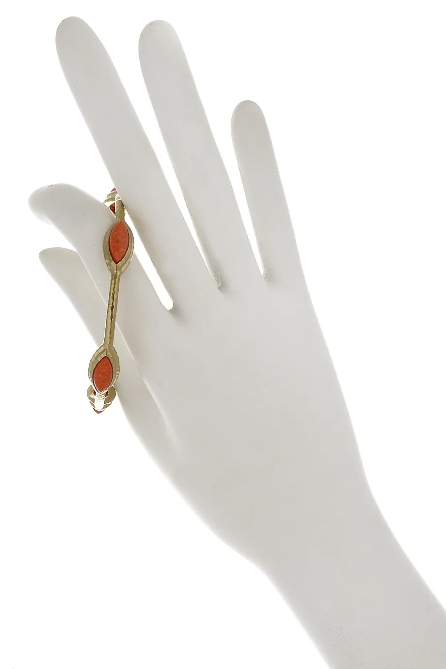 ISHARYA NILE NYMPH Coral Bangle Bracelet