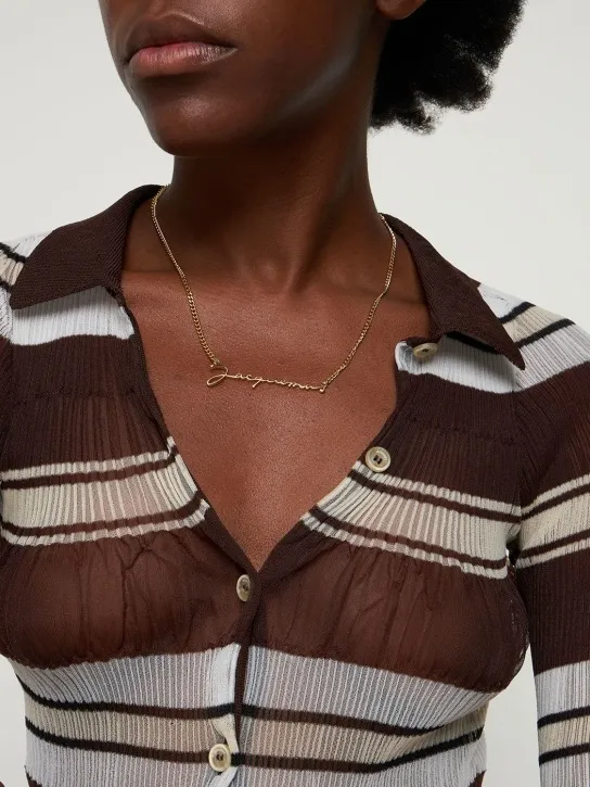 Jacquemus   La Chaine Jacquemus collar necklace 