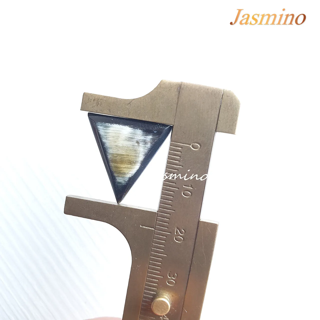 Jasmino Unique Handmade Vintage Triangle Stud Earrings Made By Natural Buffalo Horn