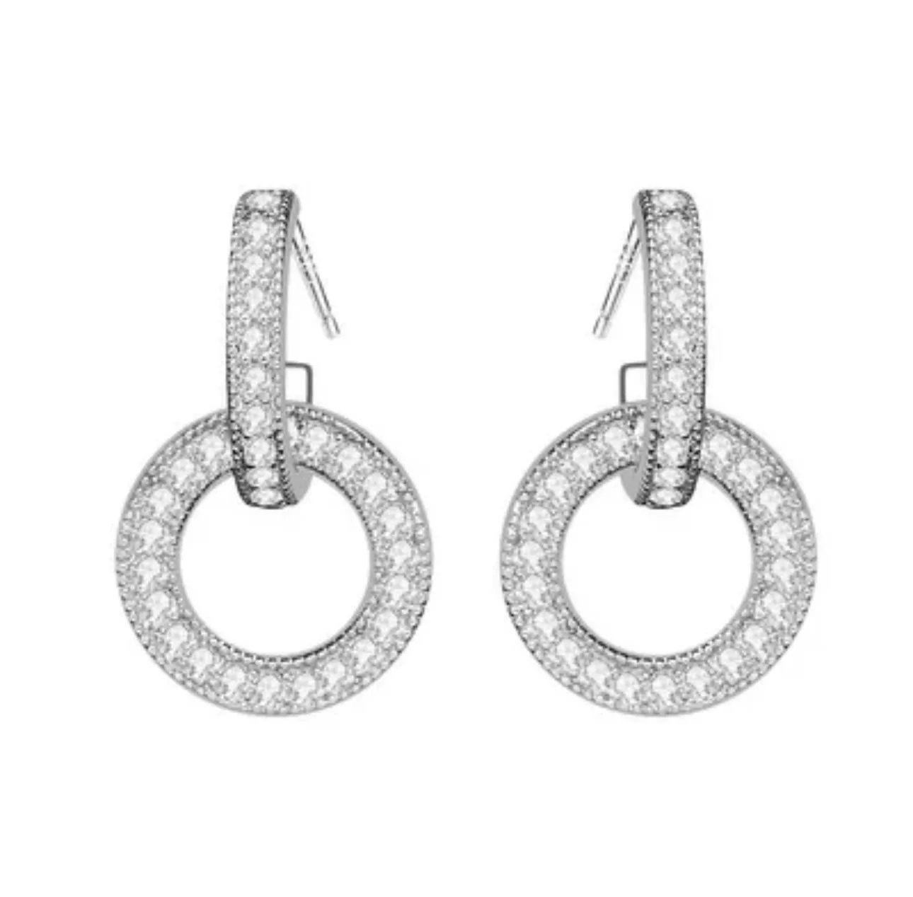 JOCELYN - Sterling Silver Zircon Earrings