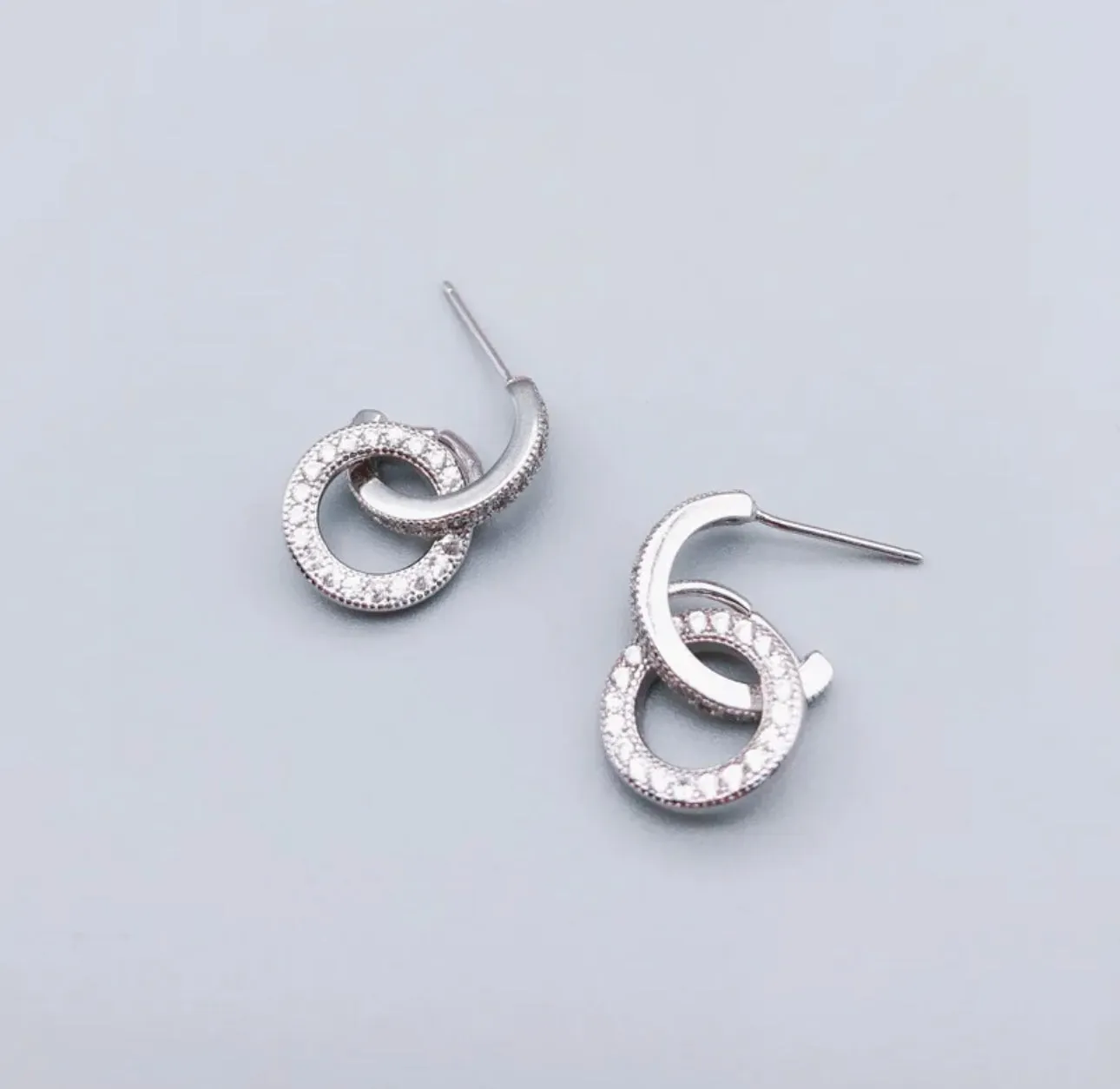 JOCELYN - Sterling Silver Zircon Earrings