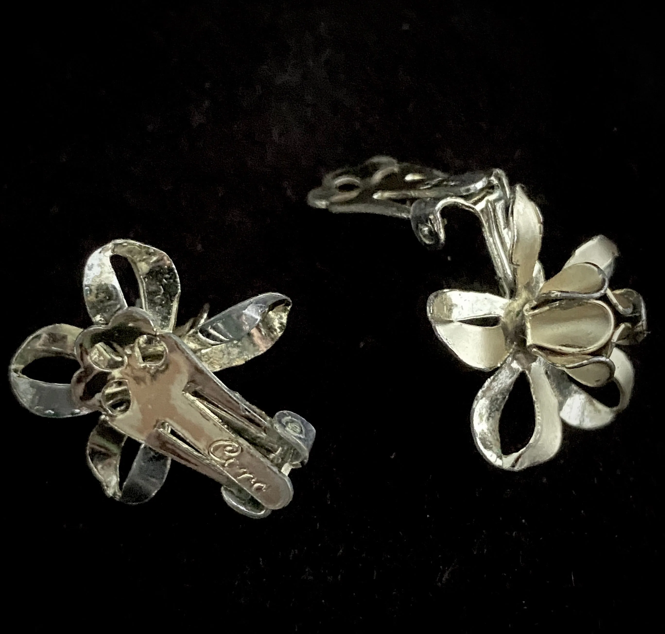 Late 50s/ Early 60s Coro Flower Earrings