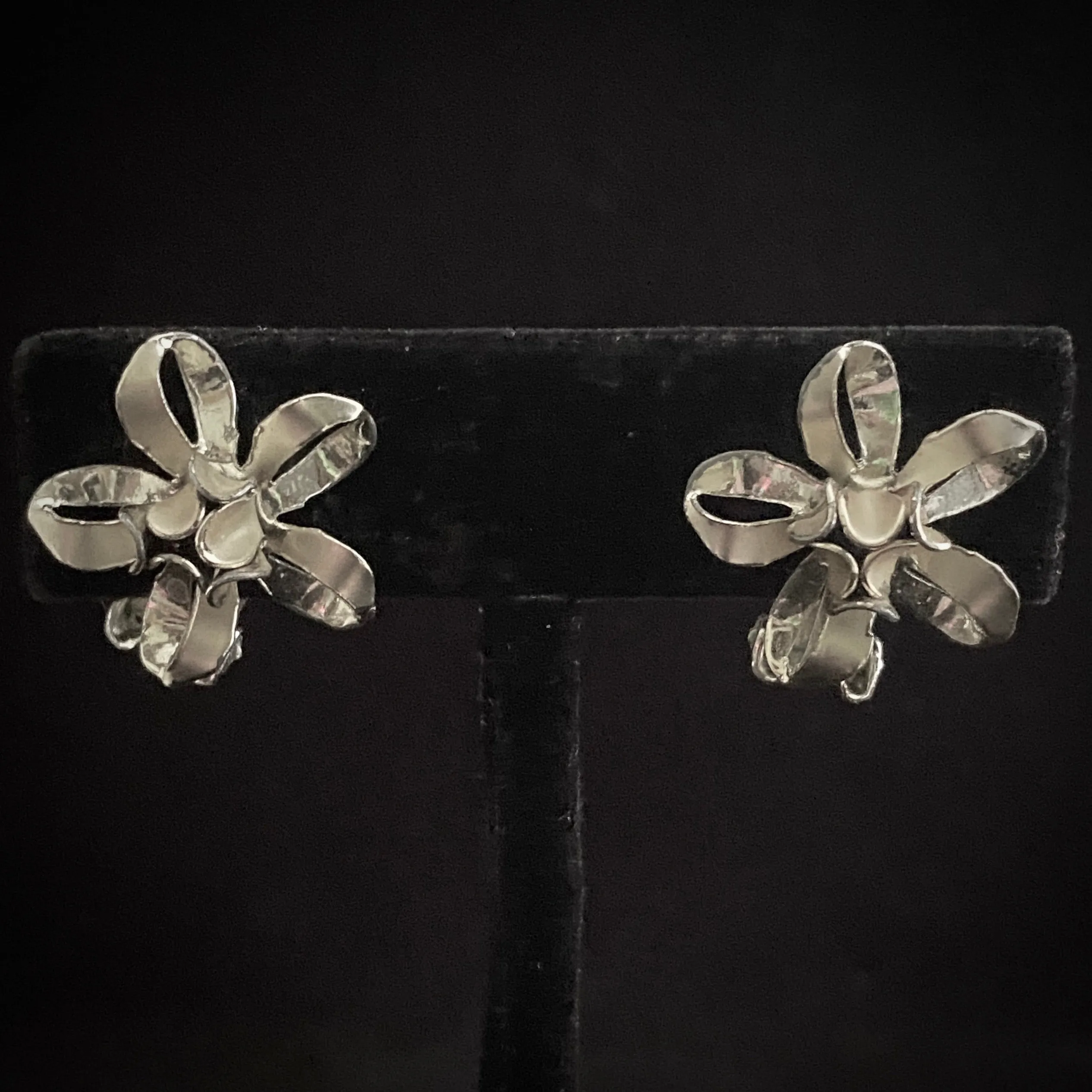 Late 50s/ Early 60s Coro Flower Earrings