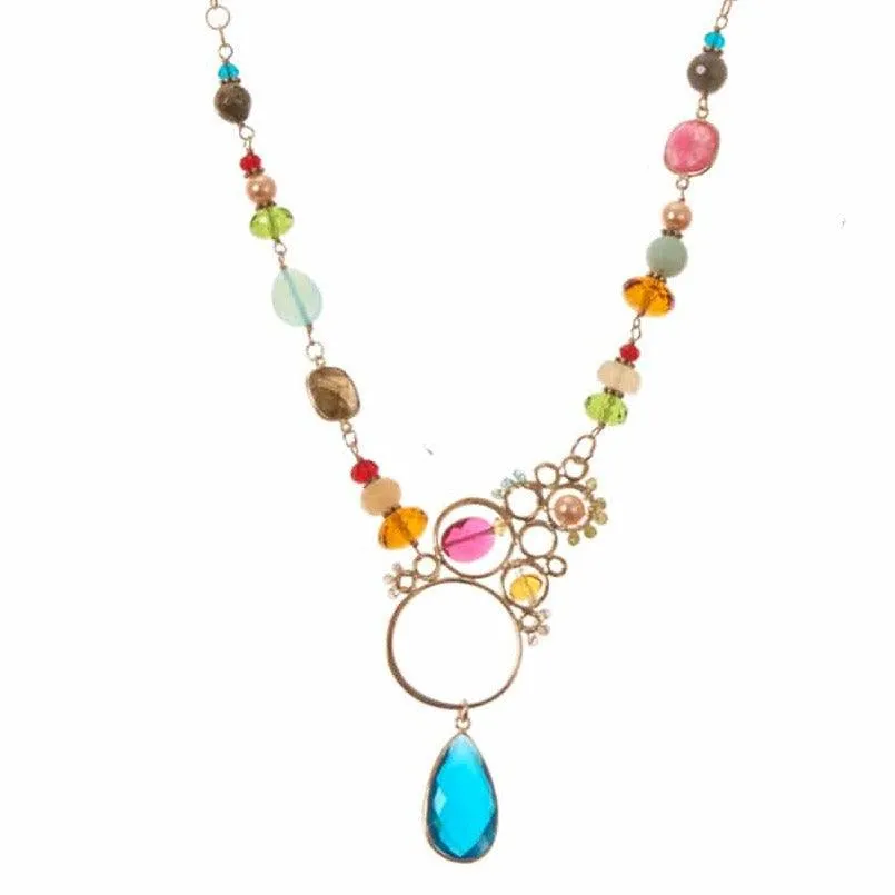 Layla Asymmetrical Large Bubble Necklace