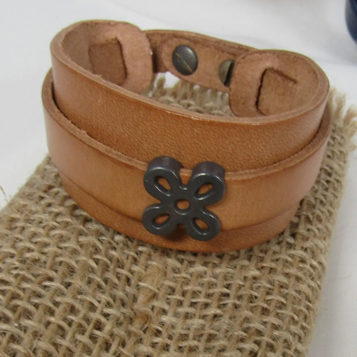 Leather Cuff Bracelet Choose Your Color