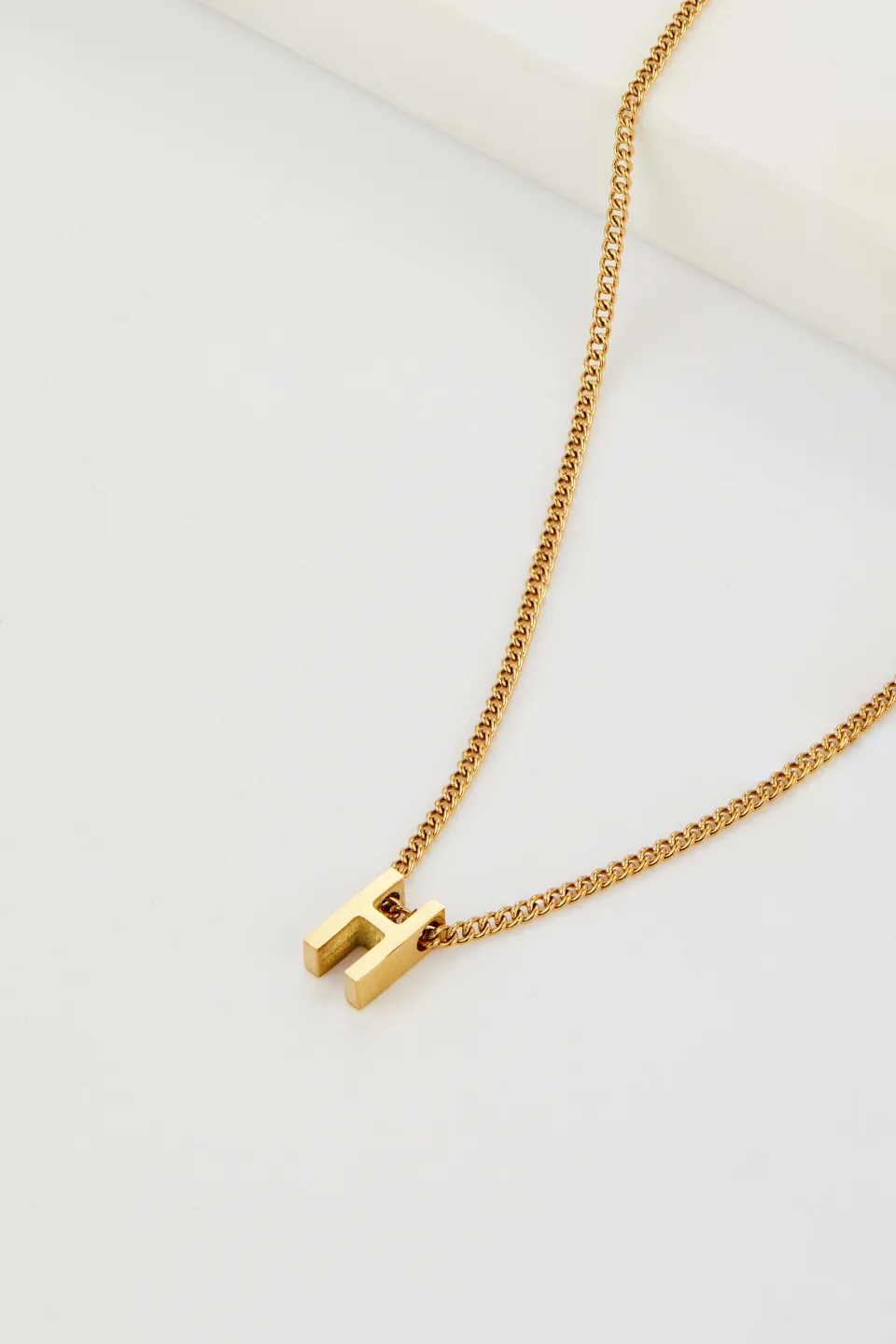 Letter Necklace H