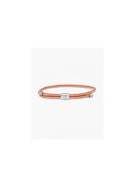 LITTLE LEWIS BRACELET IVORY CORAL RED - SILVER -