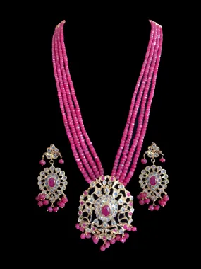 LN67 Himani necklace in real rubies ( SHIPS IN 4 WEEKS )