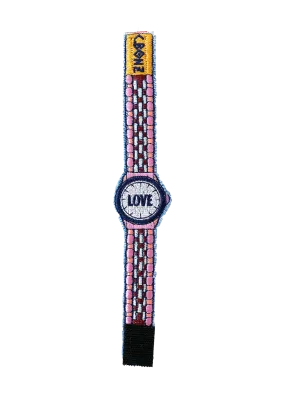 LOVE Embroidered "Watch" Bracelet