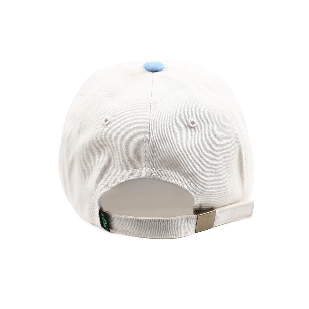 LUCKY CHARACTER CAP DENIM / CREAM