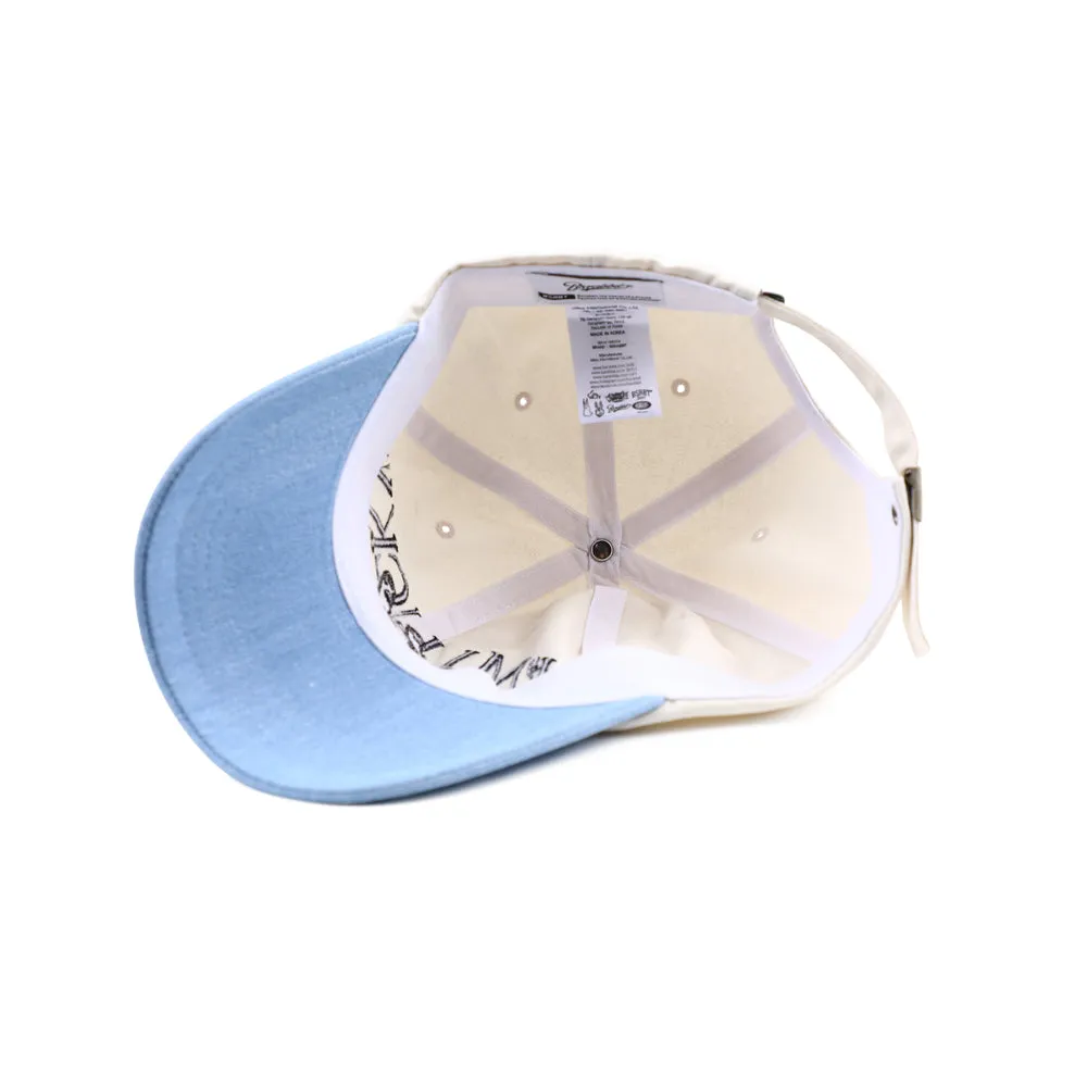 LUCKY CHARACTER CAP DENIM / CREAM