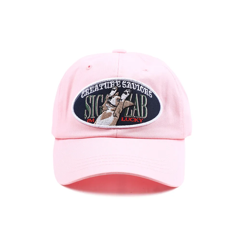 LUCKY WAPPEN CAP BABY PINK