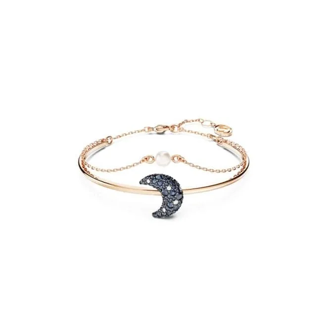 Luna Multicoloured Rose Gold-tone Plated Moon bangle 5671586