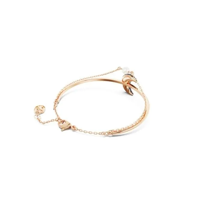 Luna Multicoloured Rose Gold-tone Plated Moon bangle 5671586