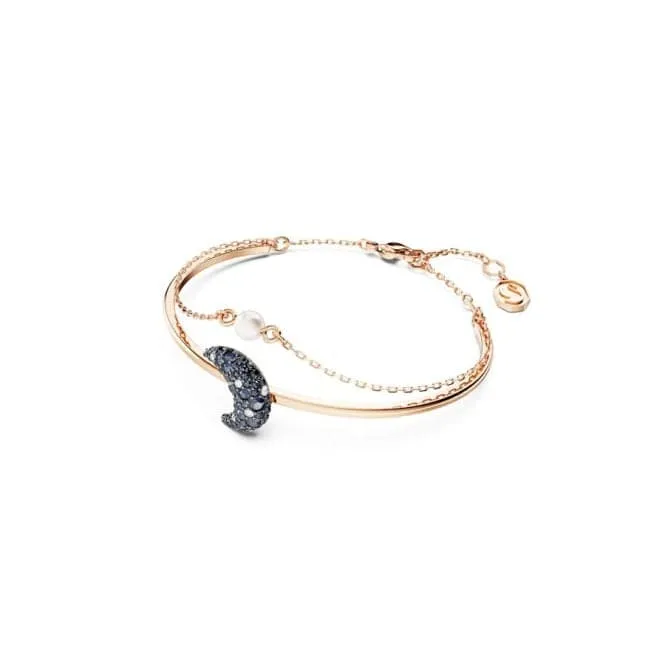 Luna Multicoloured Rose Gold-tone Plated Moon bangle 5671586