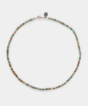 Mikia Heishi Beans Necklace Turqoise Mix