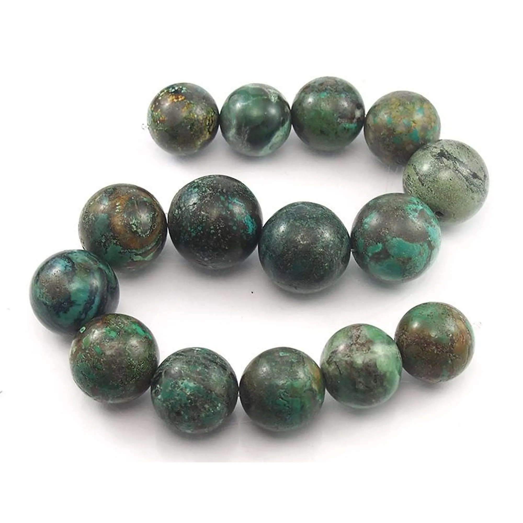 Natural Fine Turquoise XL Rounds Strand