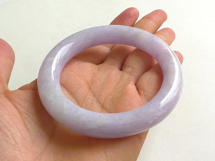 Natural Jade Bangle Jadeite Bangle Internal Diameter 56.7mm BER035