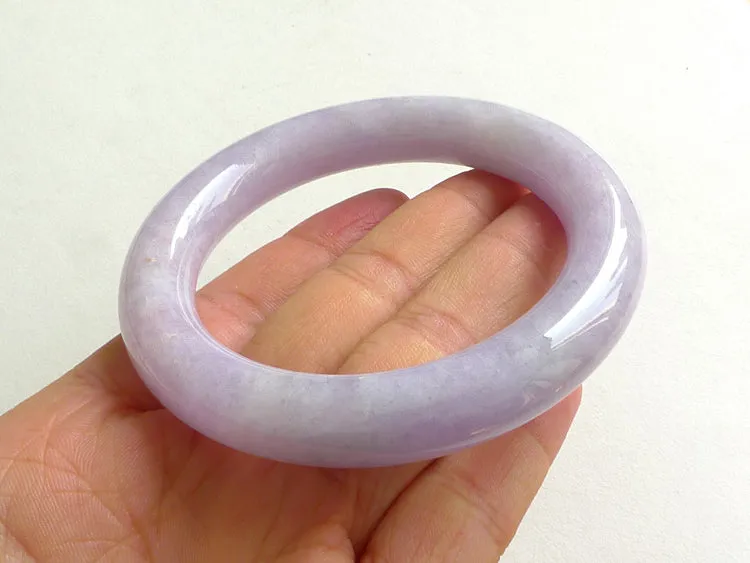 Natural Jade Bangle Jadeite Bangle Internal Diameter 56.7mm BER035