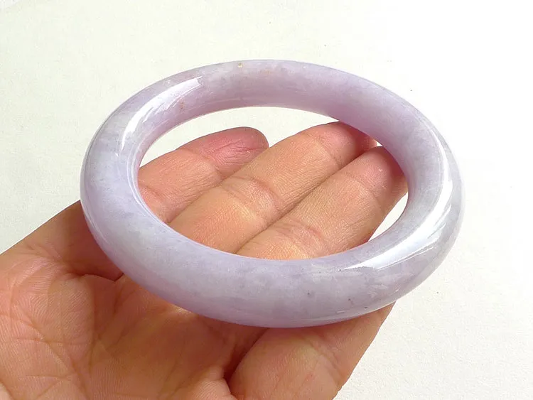 Natural Jade Bangle Jadeite Bangle Internal Diameter 56.7mm BER035