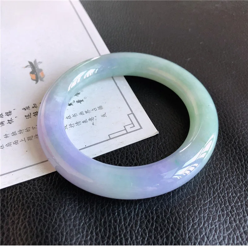 Natural Jade Bangle Jadeite Bangle Internal Diameter 57mm 01605