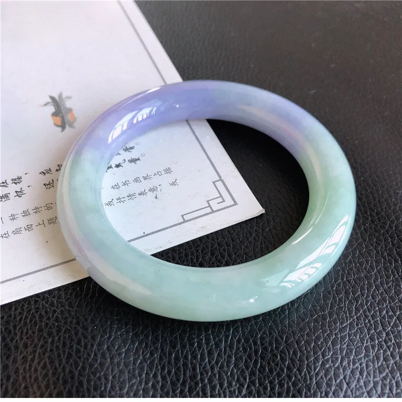 Natural Jade Bangle Jadeite Bangle Internal Diameter 57mm 01605