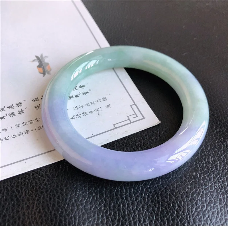 Natural Jade Bangle Jadeite Bangle Internal Diameter 57mm 01605