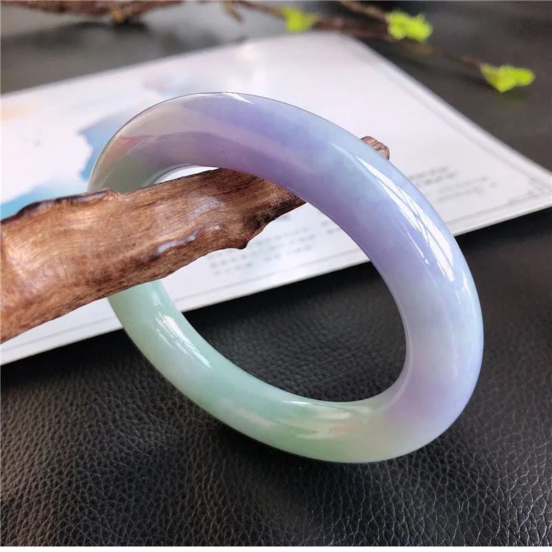 Natural Jade Bangle Jadeite Bangle Internal Diameter 57mm 01605