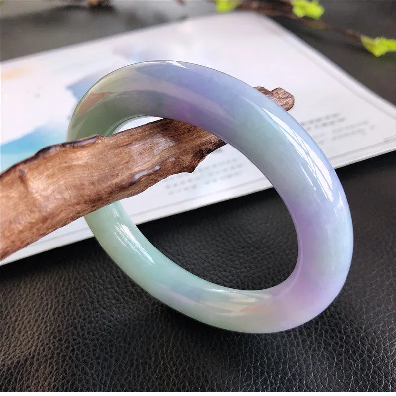 Natural Jade Bangle Jadeite Bangle Internal Diameter 57mm 01605