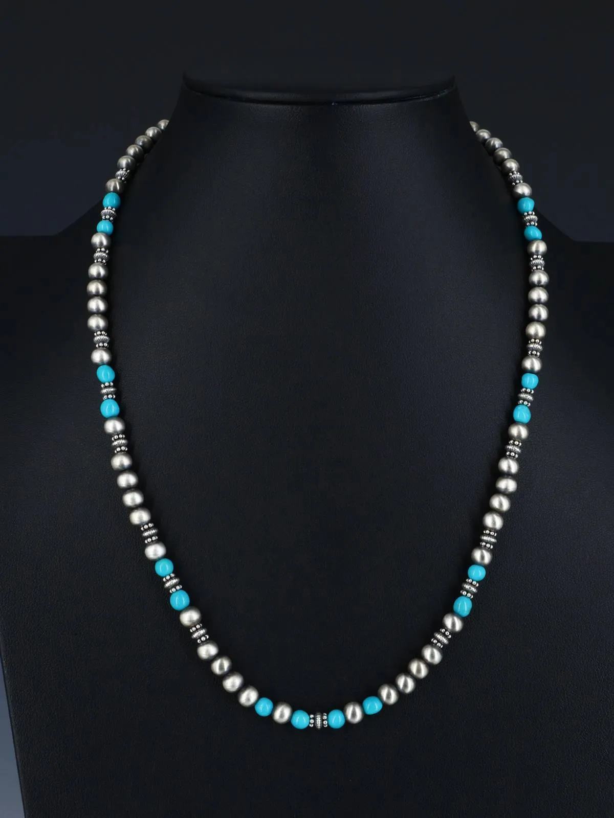 Navajo Single Strand Turquoise Necklace