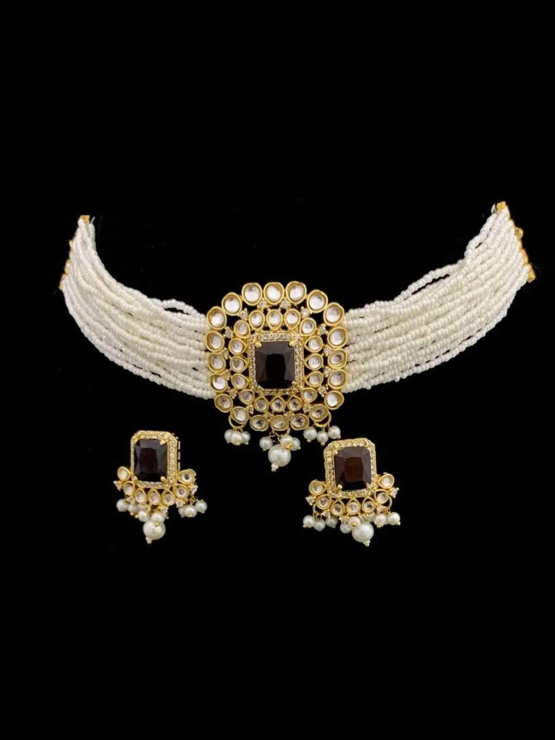 Nested Kundan Choker