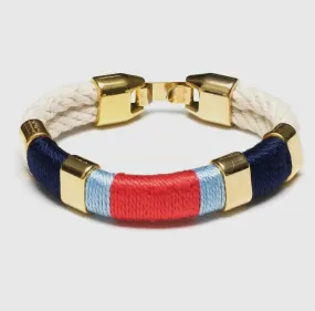 Newbury Bracelet - Ivory/Navy/Blue/Coral/Gold