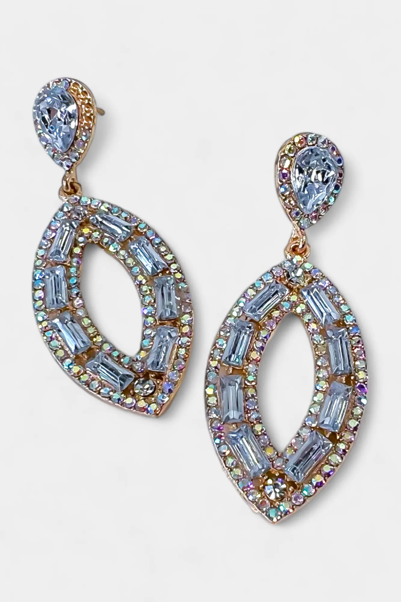 Open Marquise Earrings