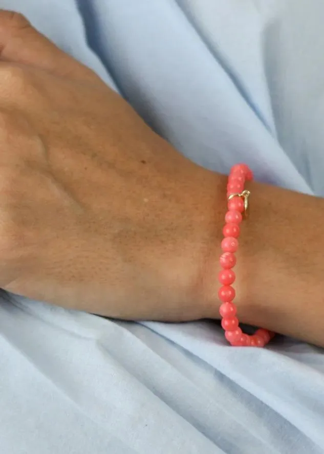 Pink Coral Bracelet