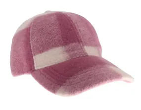 Plaid C.C Ball Cap Rose Multi