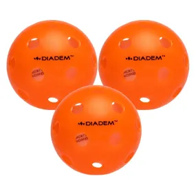 Power 3 Pack Indoor Pickleball Balls Orange