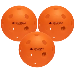 Power 3 Pack Indoor Pickleball Balls Orange