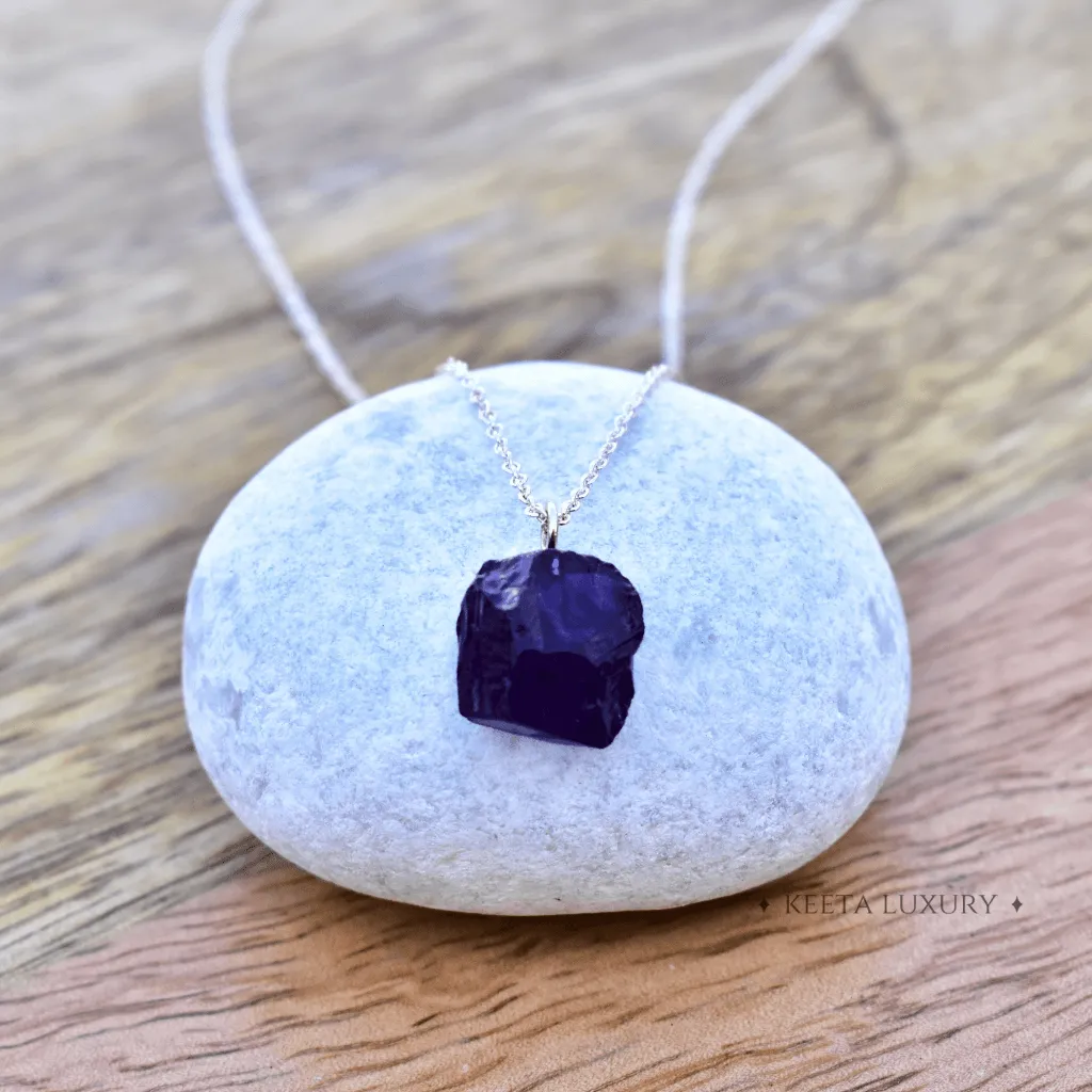 Raw Purist - Amethyst Necklace