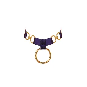 Retta ring collar - deep purple