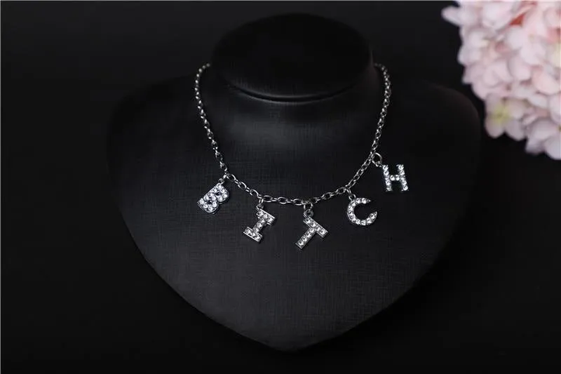 Rhinestone Daddy Necklace