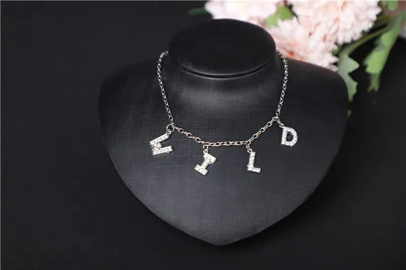 Rhinestone Daddy Necklace