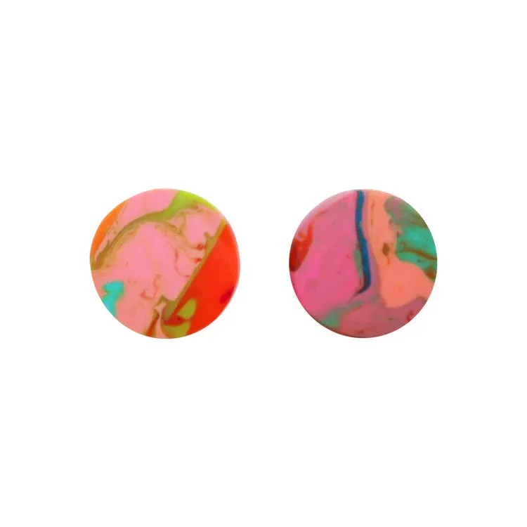 RO x Paradiso Artisan Round Stud Earrings