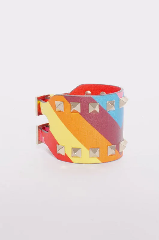 ROCKSTUD RAINBOW CUFF