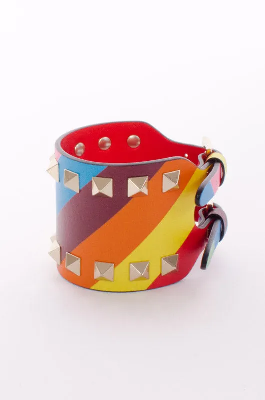 ROCKSTUD RAINBOW CUFF