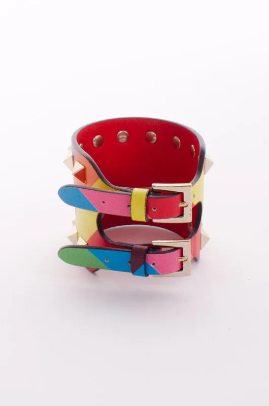 ROCKSTUD RAINBOW CUFF