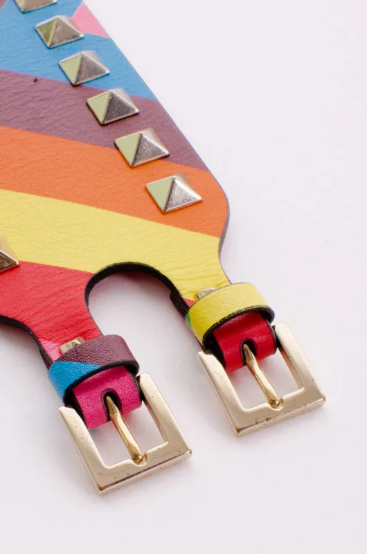 ROCKSTUD RAINBOW CUFF