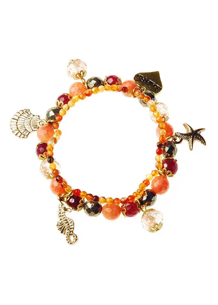 Sahara coral reef charm bracelet by Rosie Fox